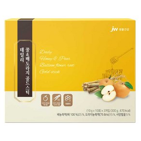 JW생활건강 데일리 꿀&배도라지 골드스틱 30p, 300g, 1박스