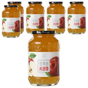 초록원 사과잼, 1kg, 6개