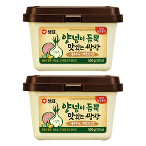 [샘표] 양념이 듬뿍 맛있는 쌈장, 500g, 2개