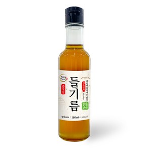 복이네먹거리 통들깨로 만든 저온압착 순한맛 맑은 들기름, 180ml, 1개