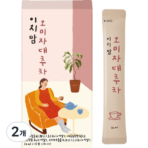 이지맘 오미자 대추차, 12ml, 15개입, 2개