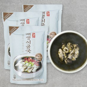 청조푸드 가마솥 깔끔하고 담백한 매생이 굴국 냉장, 500g, 3개