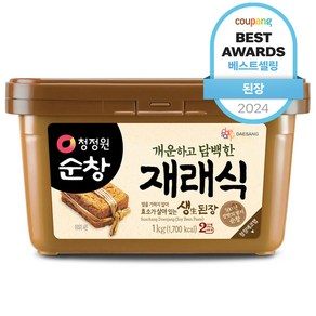 청정원순창 재래식 생된장, 1개, 1kg