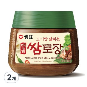 샘표 매콤 쌈토장, 450g, 2개