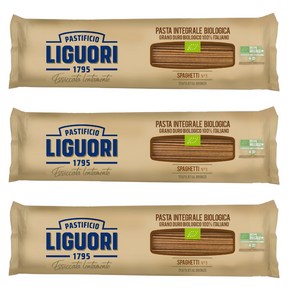 리구오리 유기농 통밀 스파게티, 500g, 3개