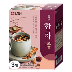 담터 한차, 15g, 40개입, 3개