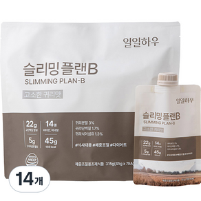 일일하우 슬리밍 플랜B 고소한 귀리맛