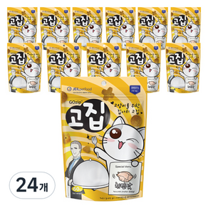 고집 고양이 간식, 치킨, 60g, 24개