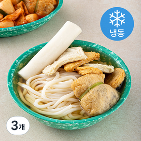 부산깡통시장 유부주머니 어묵탕 (냉동), 630g, 3개