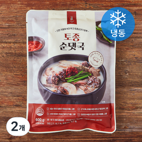 고른 토종 순댓국 (냉동), 600g, 2개