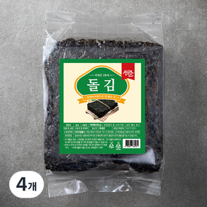김이가 돌김, 250g, 4개