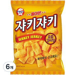 쟈키쟈키 빙그레 숯불갈비향, 70g, 6개