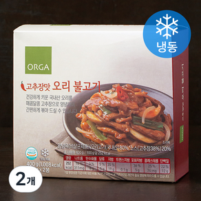 올가 오리 불고기 고추장맛 (냉동), 400g, 2개