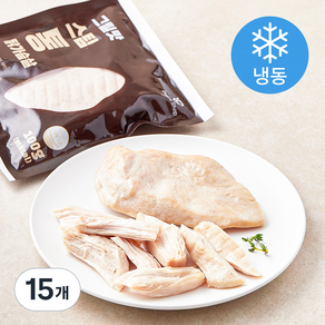 다즐샵 스팀 통 닭가슴살 그릴맛 (냉동), 100g, 15개