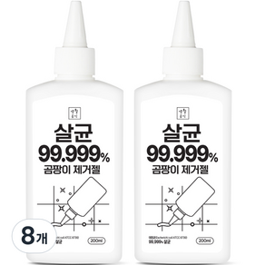 생활공식 살균 곰팡이 제거젤, 200ml, 8개