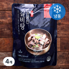 일품진 갈비탕 (냉동), 1000g, 4개