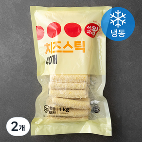 식자재왕 치즈스틱 40개입 (냉동), 1kg, 2개