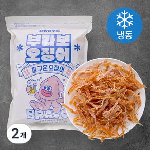 해맑은푸드 부라보 오징어 (냉동), 400g, 2개