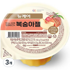 뉴케어 복숭아젤, 100g, 3개