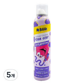 미스터버블 슈거 쿠키 베이비 폼솝, 236ml, 5개