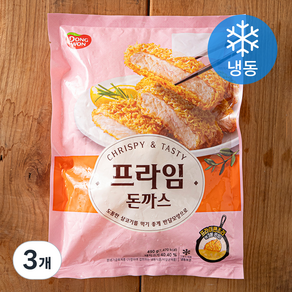 동원 프라임돈까스 (냉동), 490g, 3개