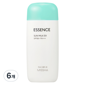 미샤 올 어라운드 세이프 블록 에센스 선 밀크 EX SPF50+ PA+++, 70ml, 6개