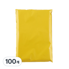 HDPE 택배봉투 샛노랑, 100개