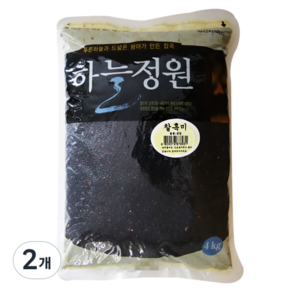 광복농산 하늘정원 찰흑미, 4kg, 2개