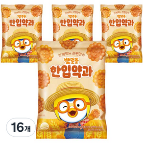 어니스트에프엔비 뽀로로 한입약과, 120g, 16개