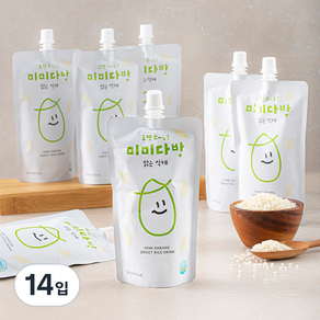 미미다방 맑은 식혜, 180ml, 냉장보관, 14입