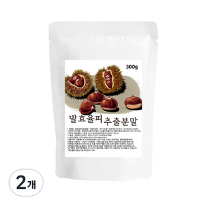 좋은아침 발효율피 추출분말, 300g, 2개