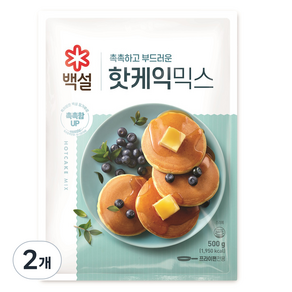 백설 핫케익믹스, 500g, 2개