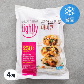 대상 라이틀리 곤약브리또 바비큐 4입 (냉동), 125g, 4개입, 4개