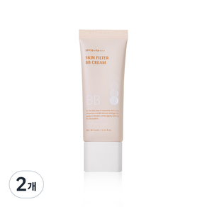 비오엠 스킨필터 필터 라이트 비비크림 SPF50+ PA+++ 40ml, 2개