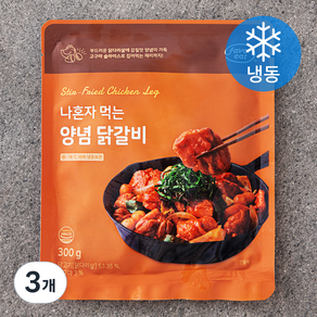 페이보잇 나혼자 먹는 양념 닭갈비 (냉동), 300g, 3개