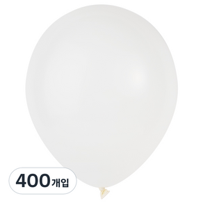 파티팡 풍선 라운드 30cm, 화이트, 400개