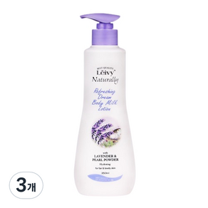 Leivy 라벤더 바디로션 라벤더 바닐라향, 350ml, 3개