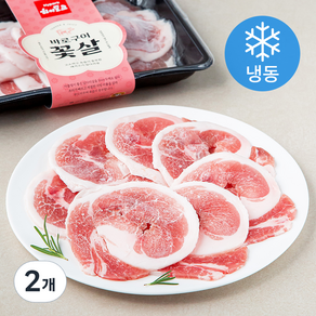 하이포크 바로구이 꽃살 구이용 (냉동), 500g, 2개