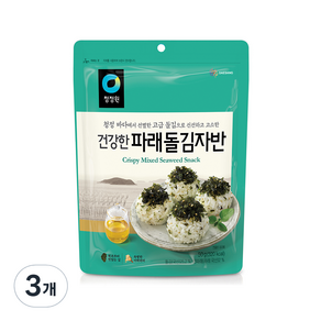 청정원 파래돌김자반, 50g, 3개