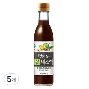 맛선생 대상 구운대파 채소액, 560g, 5개