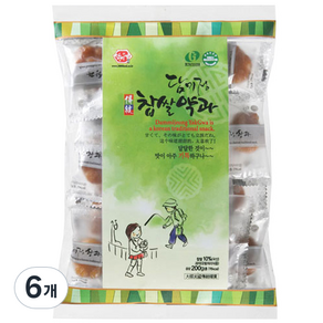 담미정 미니찹쌀약과, 200g, 6개