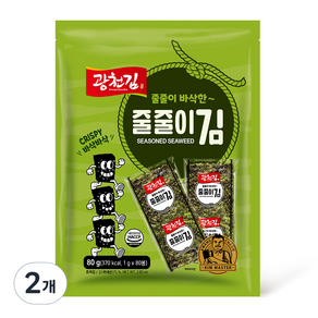 광천김 바삭한 줄줄이김 80p