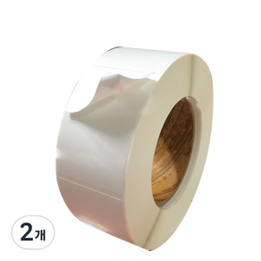 바코드뱅크 감열라벨지 7 x 7 cm, 1200칸, 2개