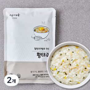 서울마님죽 황태죽, 500g, 2개