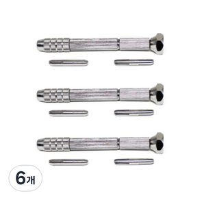 종원툴링 제이원 더블헤드 핀바이스 0.2~3.0mm, 6개