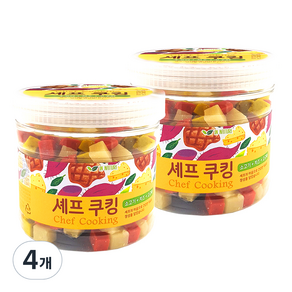 인네이쳐 셰프쿠킹 강아지 통간식 400g, 소고기 + 치즈 + 고구마 혼합맛, 4개