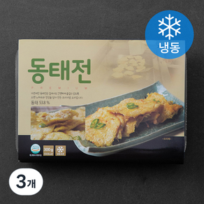 자연에찬 동태전 (냉동), 300g, 3개