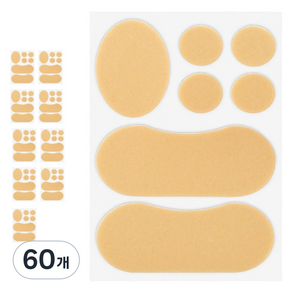 라이프팁스 물집방지 탄력 쿠션 패드, 60개