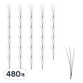 볼륨 속눈썹 연장 재료 3D 0.07 9mm, 480개