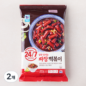 대림선 짜장떡볶이, 343g, 2개